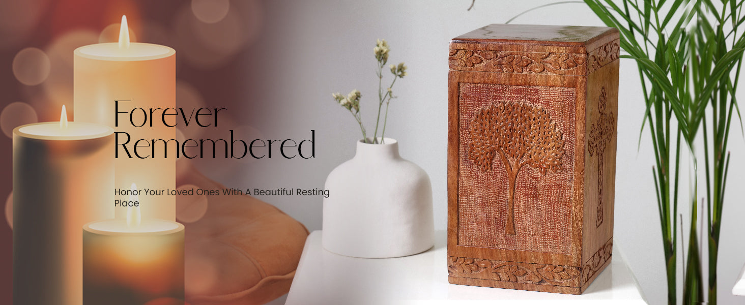 Wooden Cremation Urn