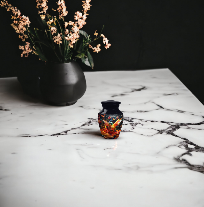 Reflective Hummingbird Keepsake Urns