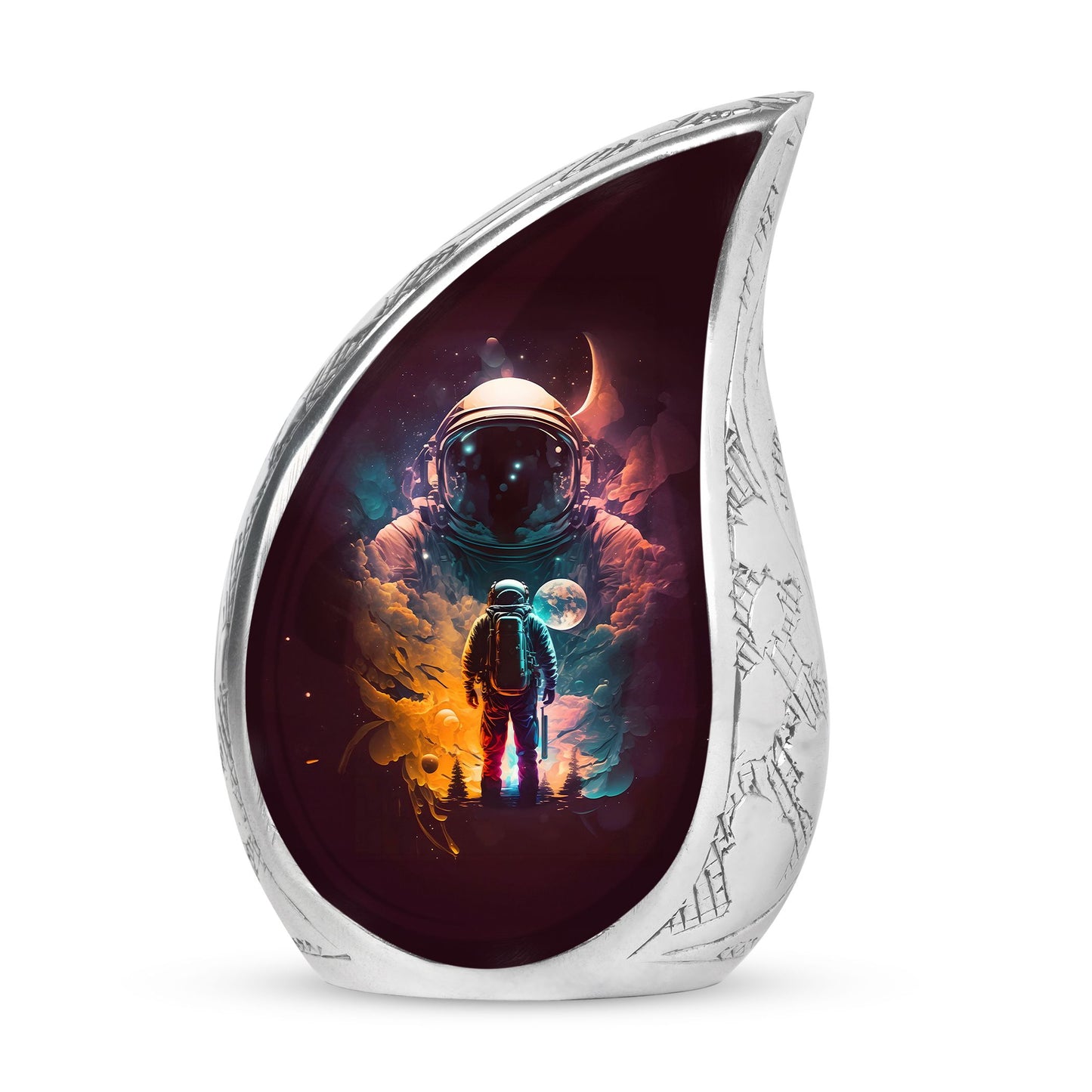 Astronaut Space Suit-Inspired Cremation Urns For Storing Cremated Ashes