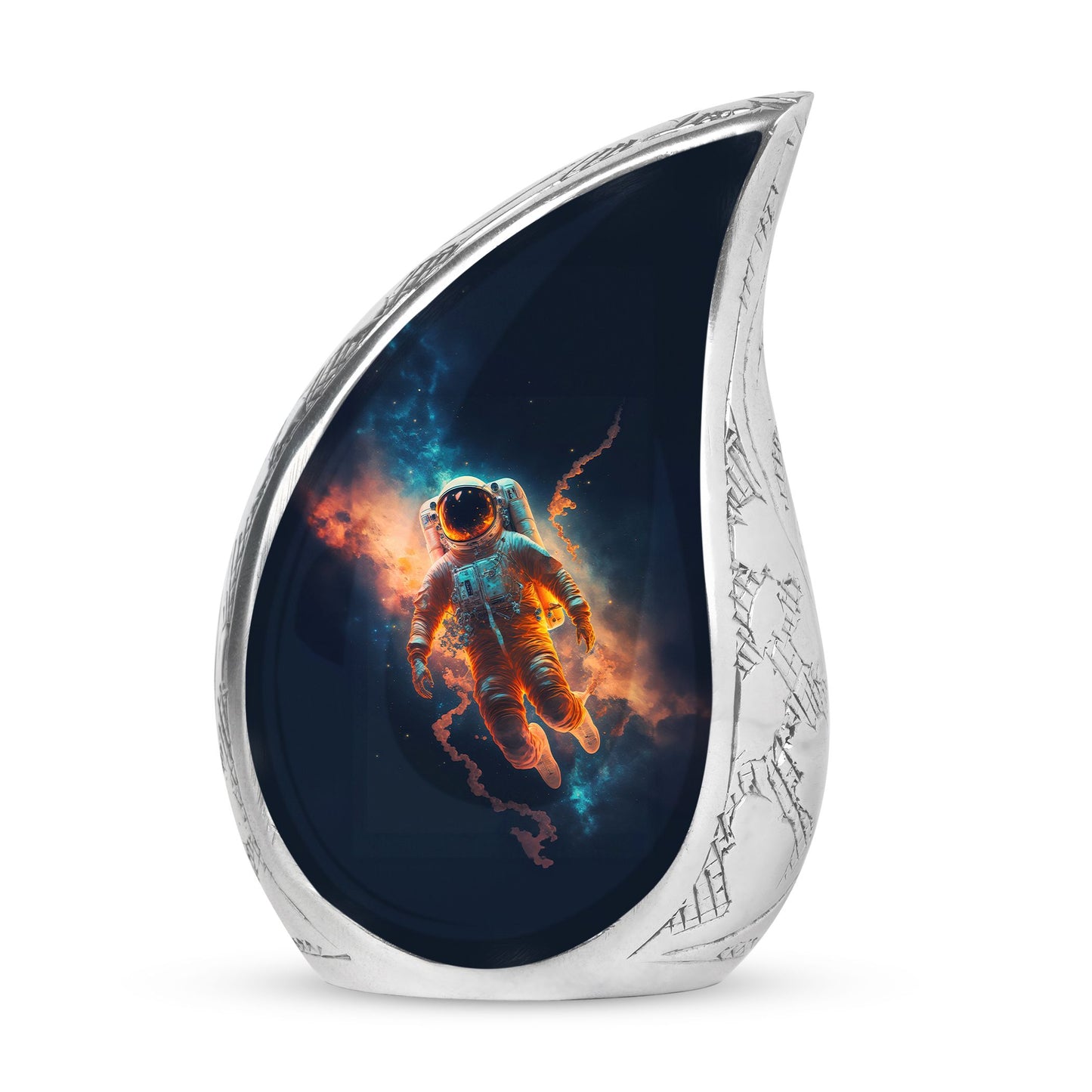 Astronaut In Space Cremation Urn | Perfect Urn for Adult Human Ashes