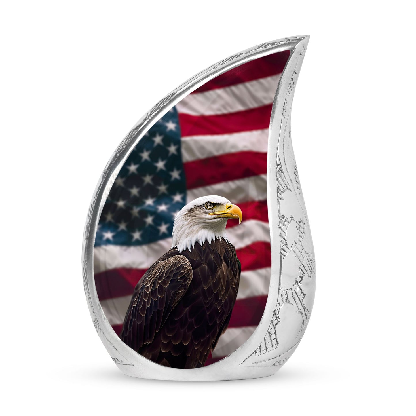 Large Majestic Guardian burial urn for preserving adult human ashes, ideal for memorial purposes.