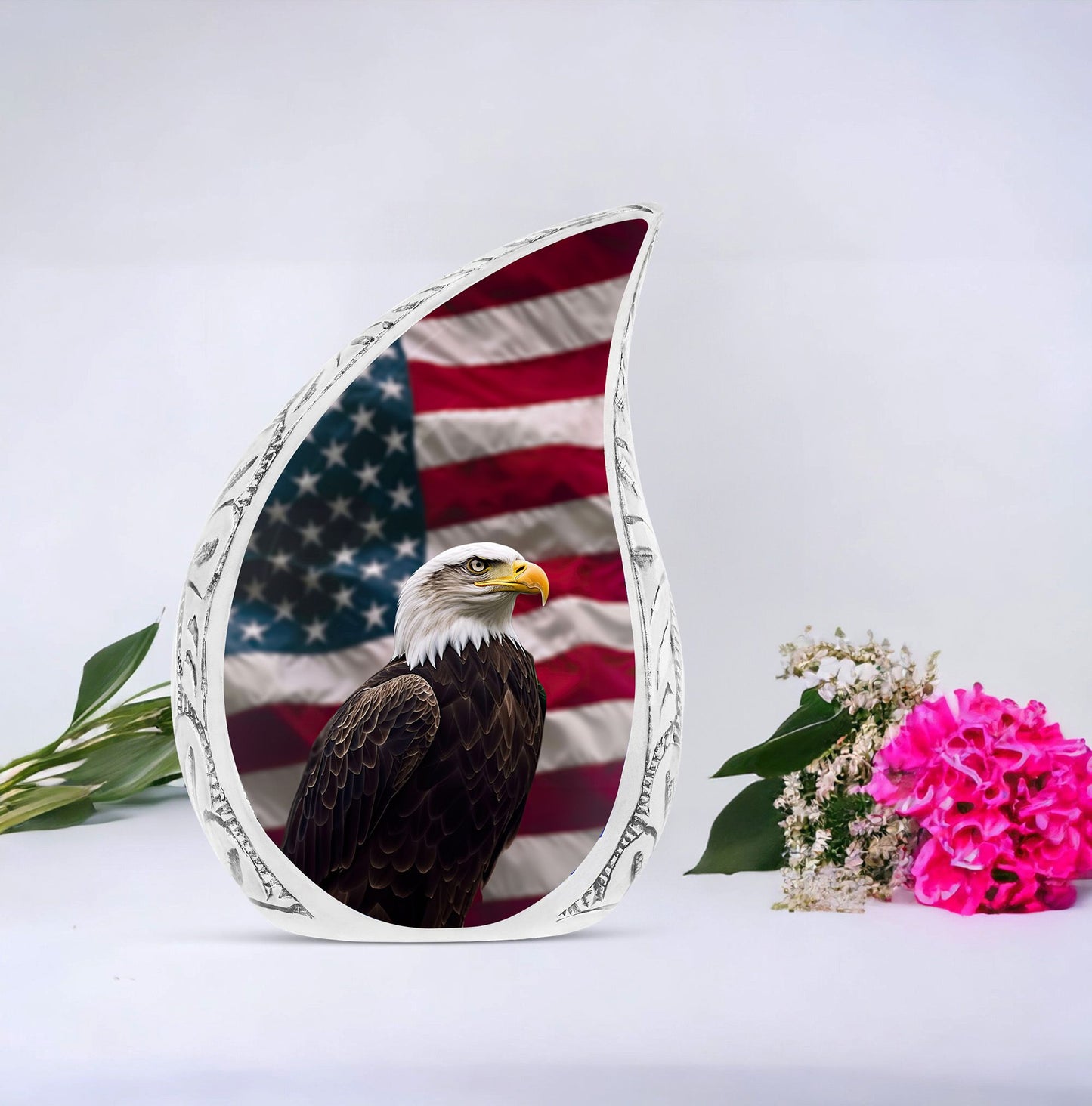 Large Majestic Guardian burial urn for preserving adult human ashes, ideal for memorial purposes.