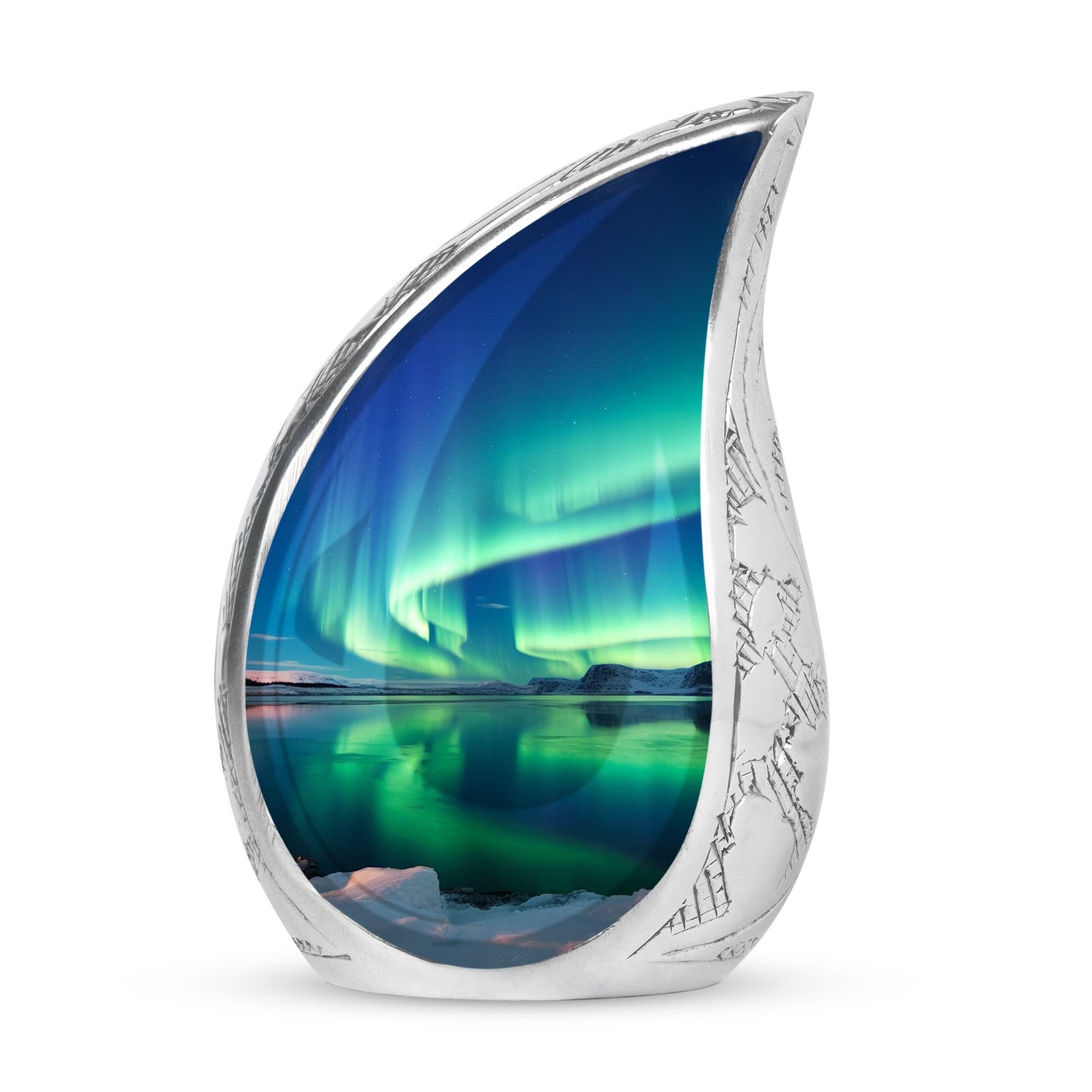 Aurora Borealis Cremation Urn For Human Ashes