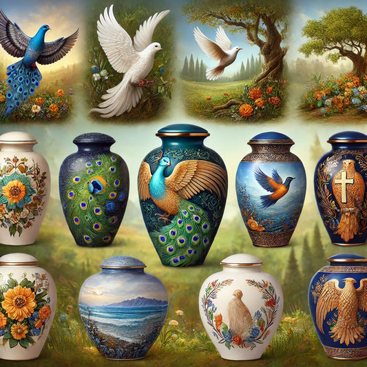 Most Commonly Used Cremation Urn Designs & Symbols - URNSASHES