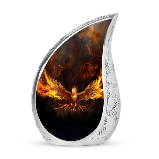 Phoenix Urn | Large Urn for Cremation Ashes with Spreading Wings Design