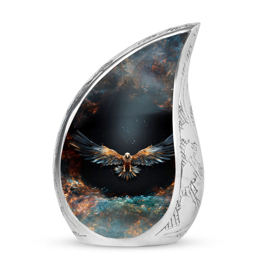 Eagle Spreading Wings Cremation Urn | Container For Cremated Human Ashes