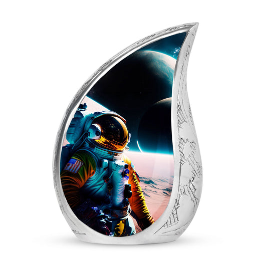 Spacewalk Astronaut Cremation Urn | Unique Cremation Urn for Ashes