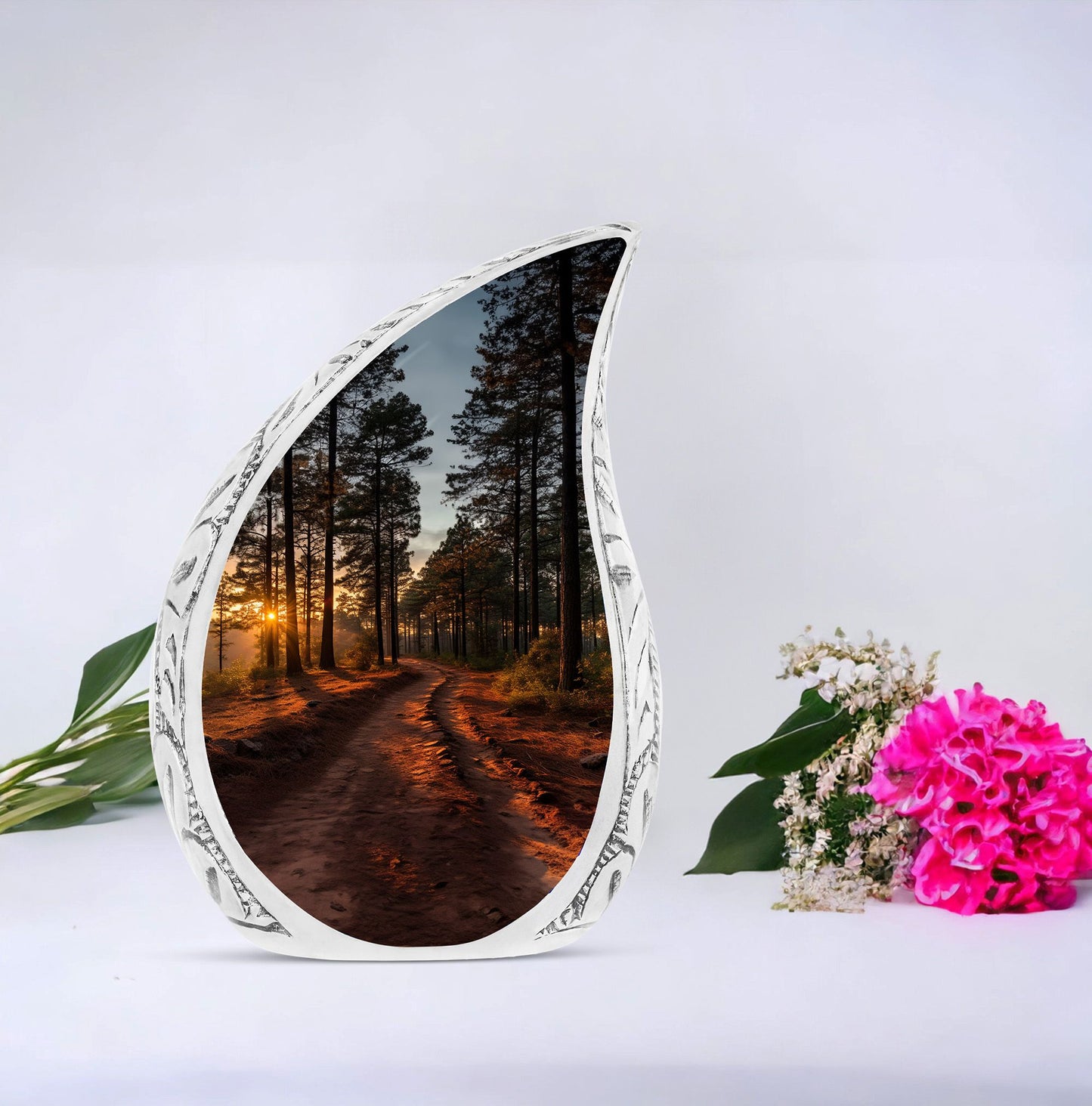 Large Dawn Whispers cremation urn, a sophisticated choice for men looking to honor the ashes of their beloved