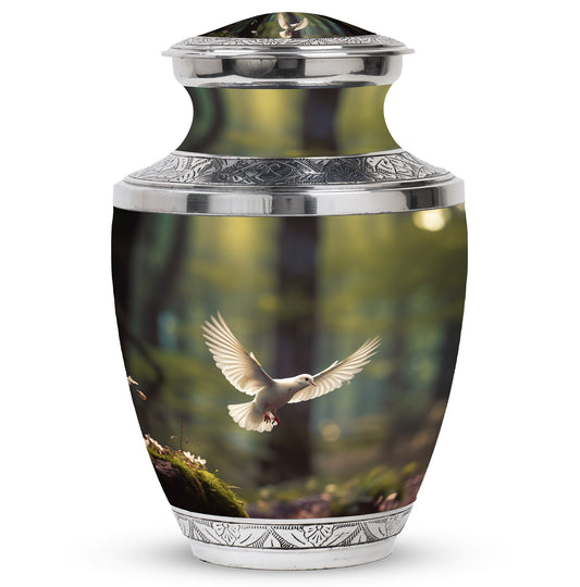 Flying Dove Cremation Urn For Cremated Human Ashes