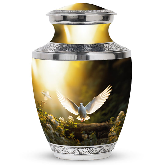 Flying Dove Cremation Urn For Human Ashes